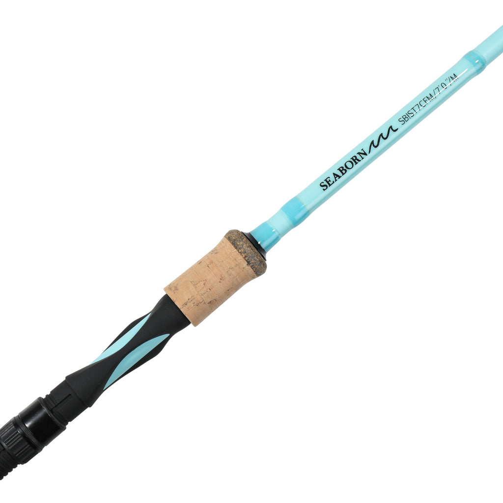 aquamarine fishing pole Teal Inshore Fishing rod – Seaborn