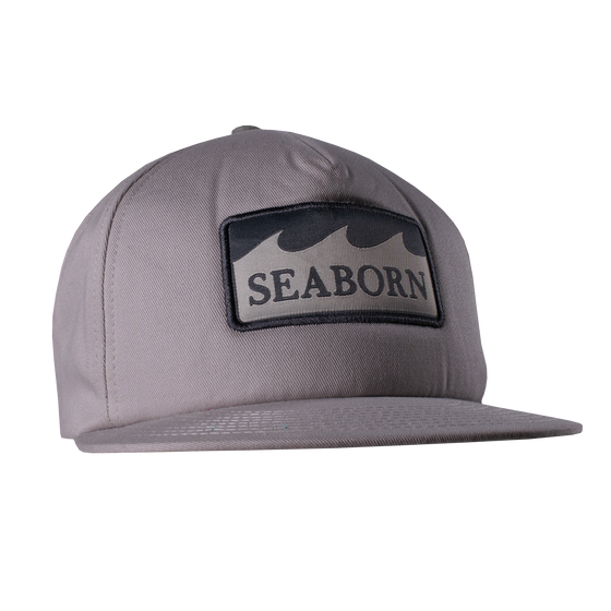 Tan hat with SEABORN patch on front